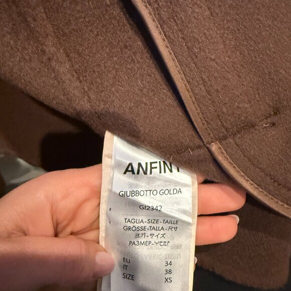 Anfiny Golda Wool Jacket New With Tags from Madrid - Picture 8 of 15